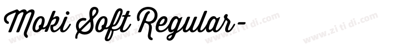 Moki Soft Regular字体转换